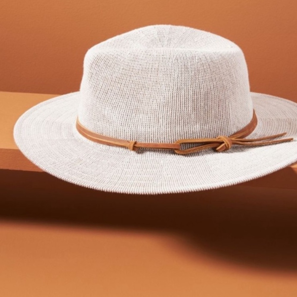 Anthropologie Carolina trimmed rancher hat new without tags